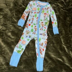 Little Sleepies 3/6 months Toy Story print